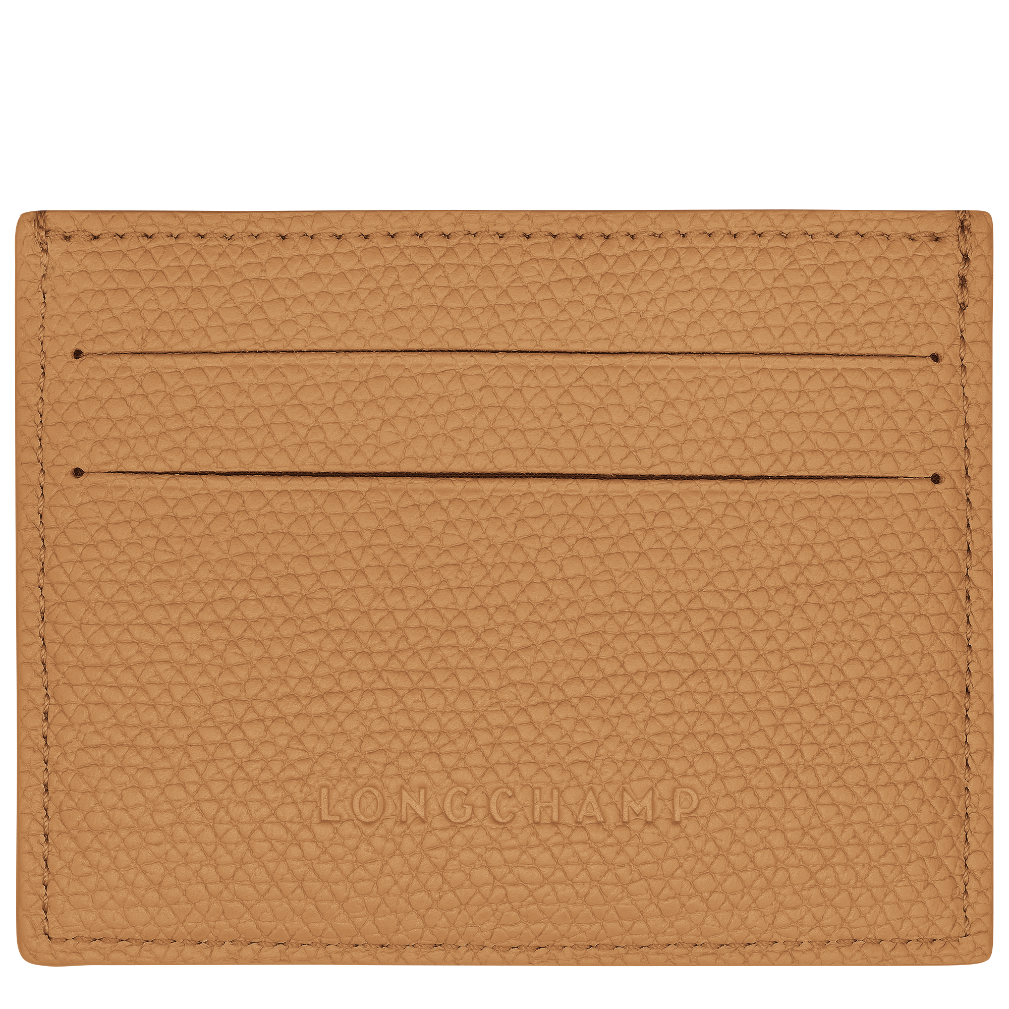 Longchamp Le Roseau Card holder Walnut