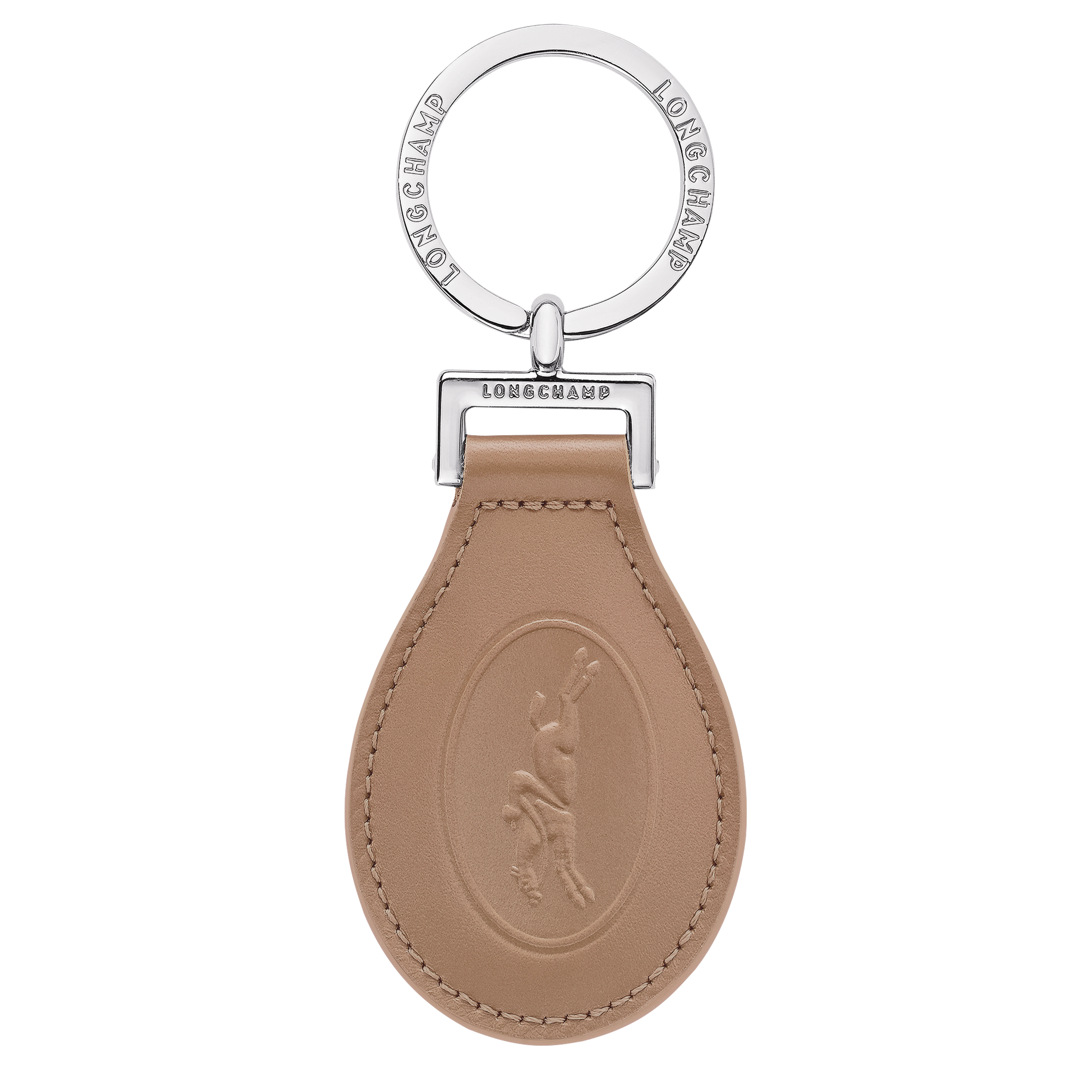 Longchamp Le Foulonné Key ring Biscuit