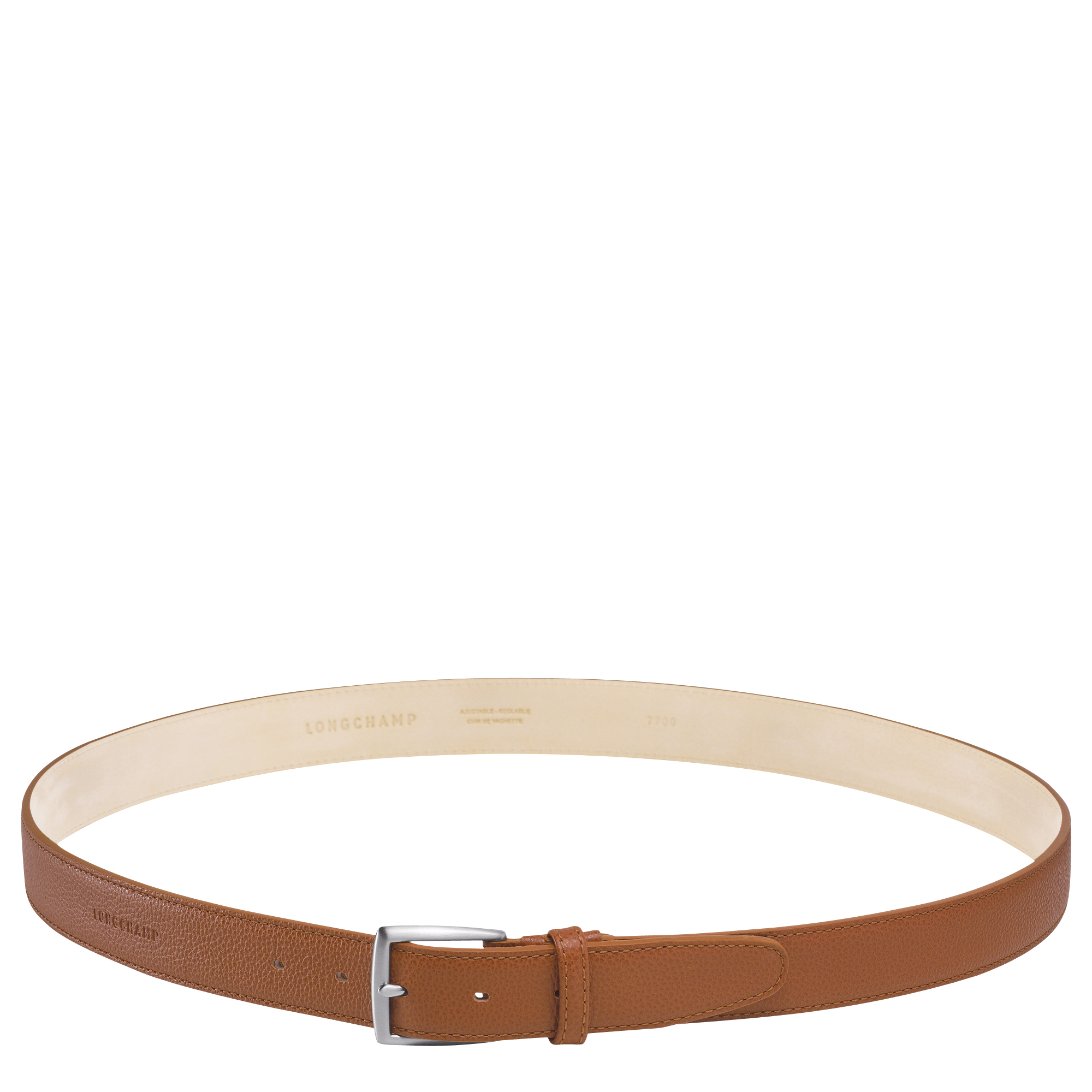 Longchamp Le Foulonné Men's belt Caramel