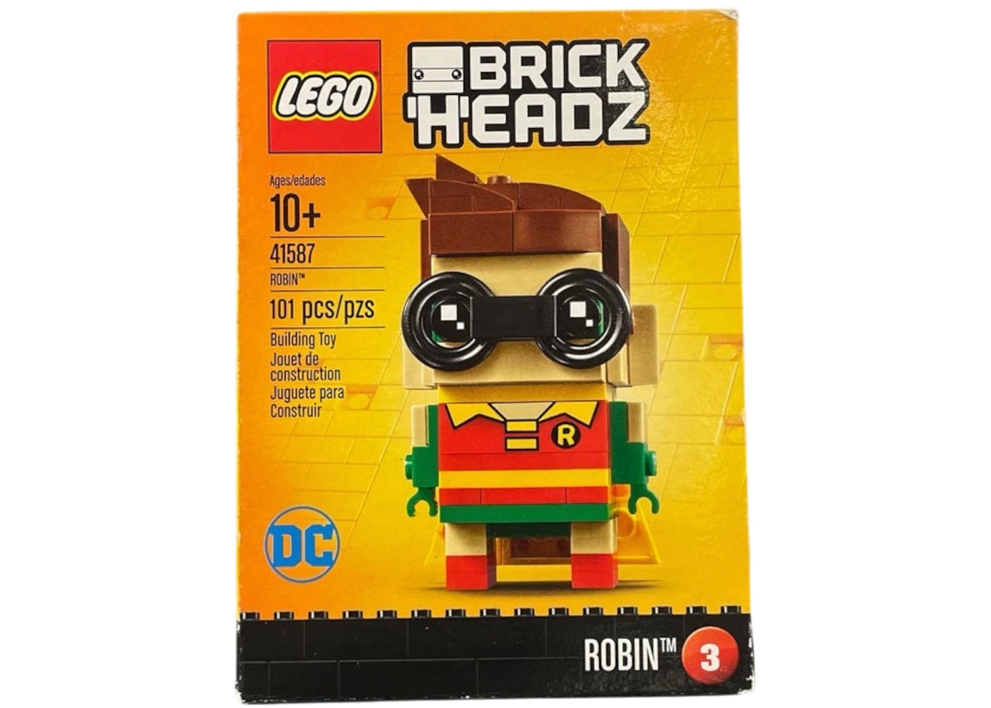 Lego Brick Headz Dc Comics Robin Set 41587