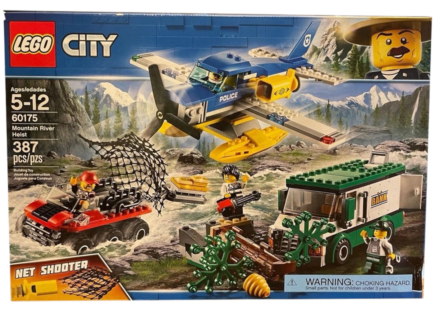 Lego City Mountain River Heist Set 60175