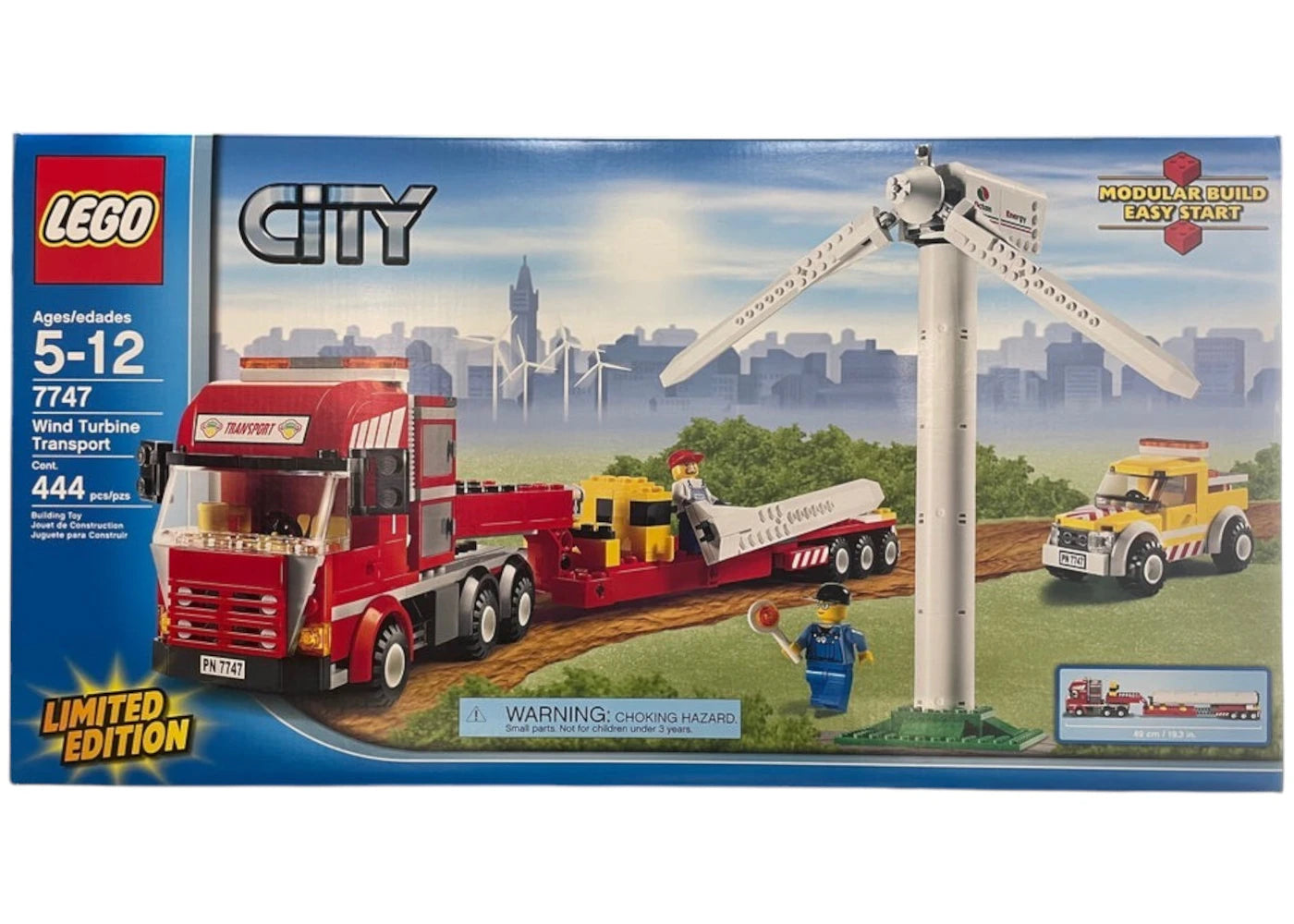 Lego City Wind Turbine Transport Set 7747