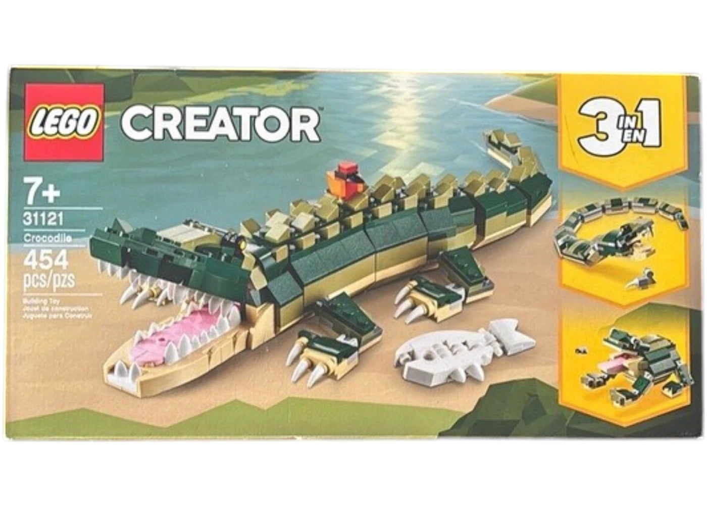 Lego Creator 3 In 1 Crocodile Set 31121 Green