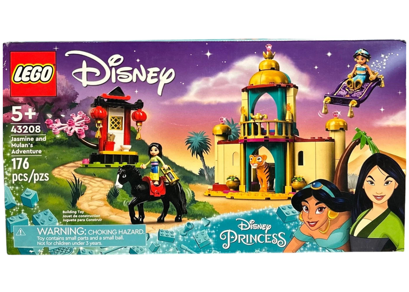 Lego Disney Princess Jasmine And Mulan'S Adventure Set 43208