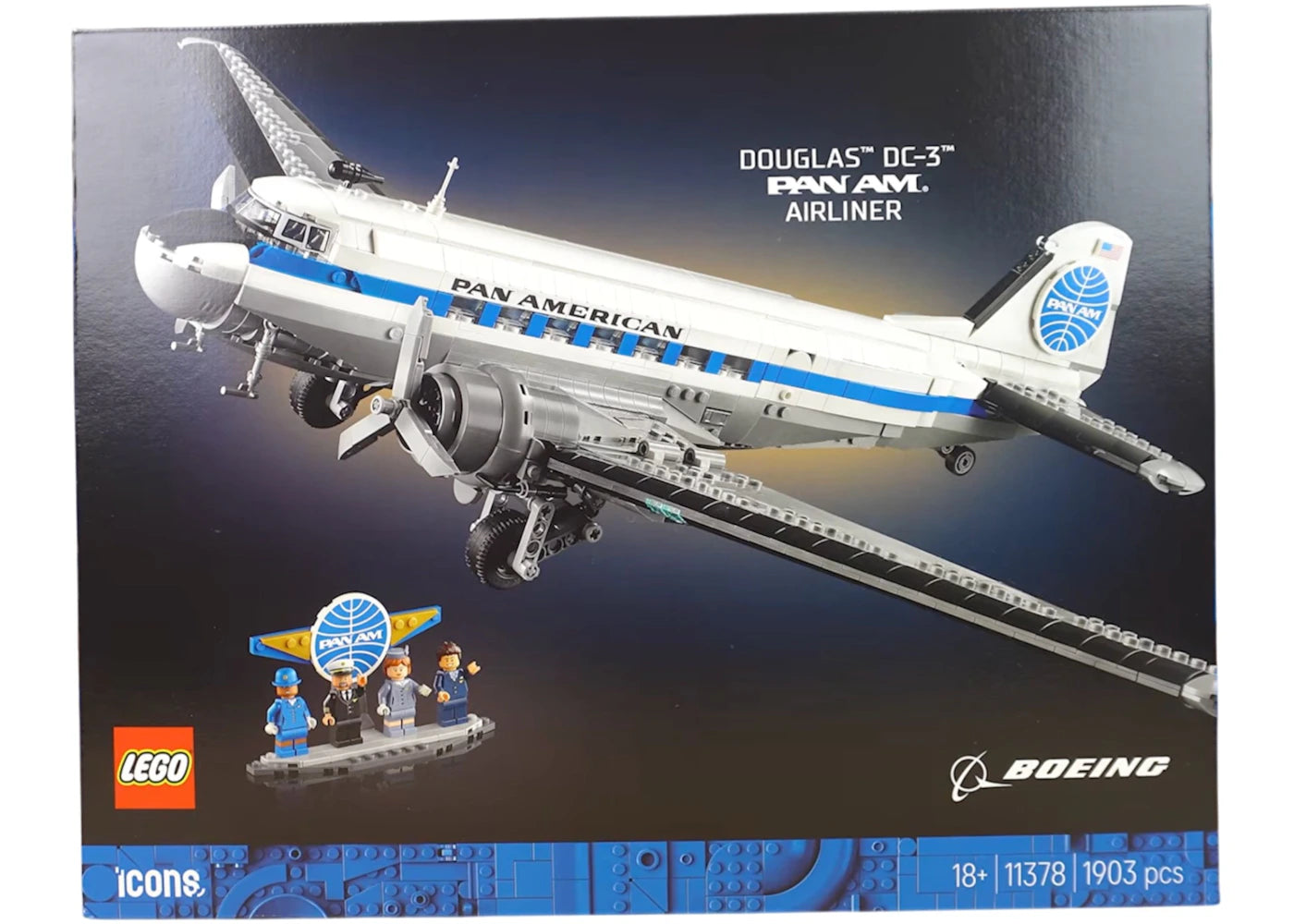Lego Douglas Dc-3 Pan Am Airliner Set 11378