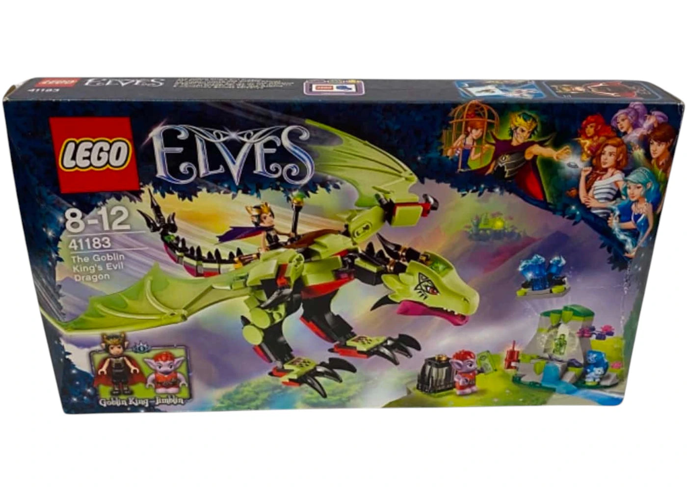 Lego Elves The Goblin King'S Evil Dragon Set 41183