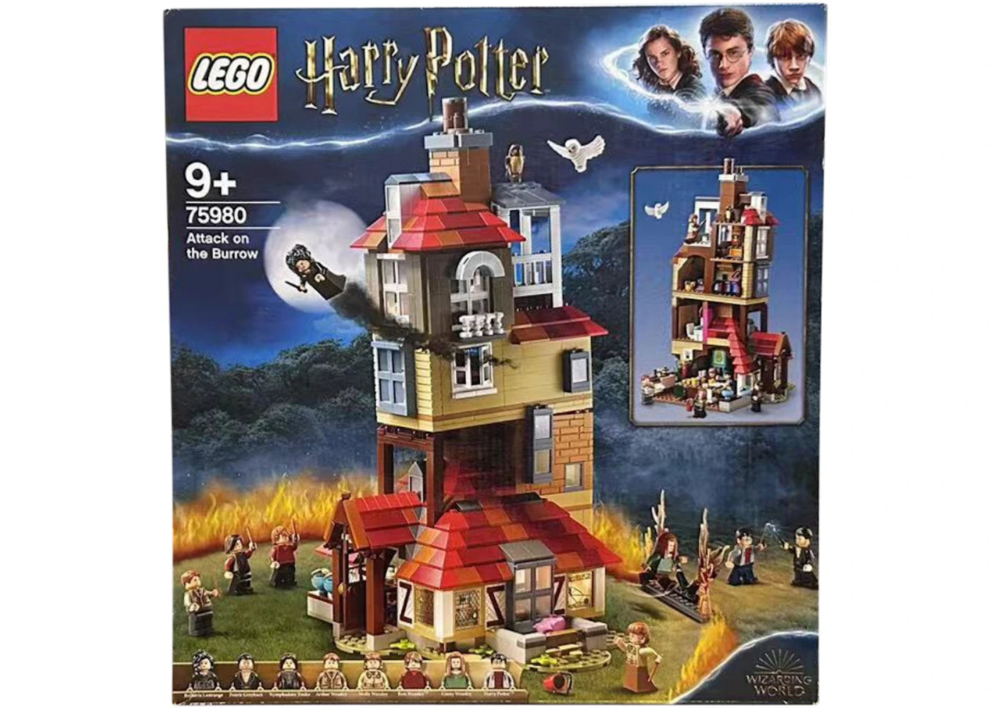 Lego Harry Potter Attack On The Burrow Set 75980