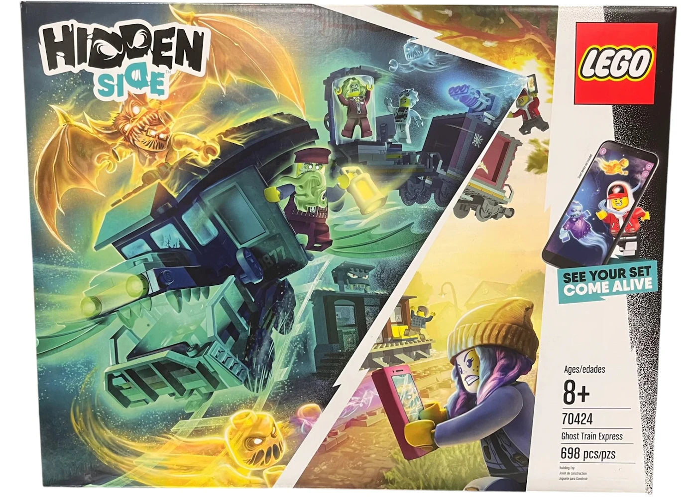 Lego Hidden Side Ghost Train Express Set 70424