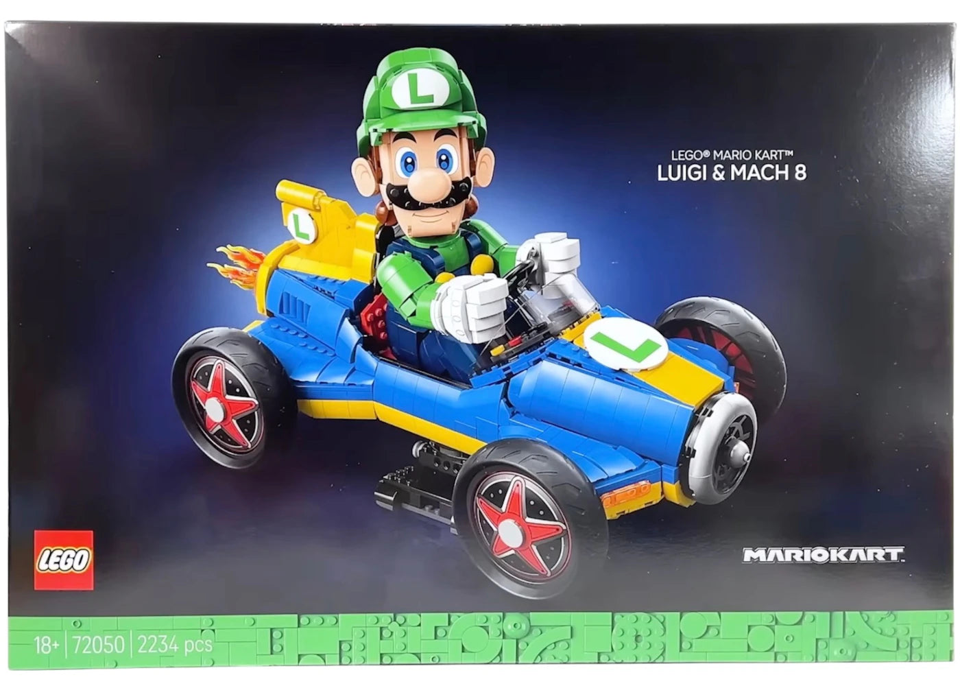 Lego Mario Kart Luigi & Mach 8 Set 72050