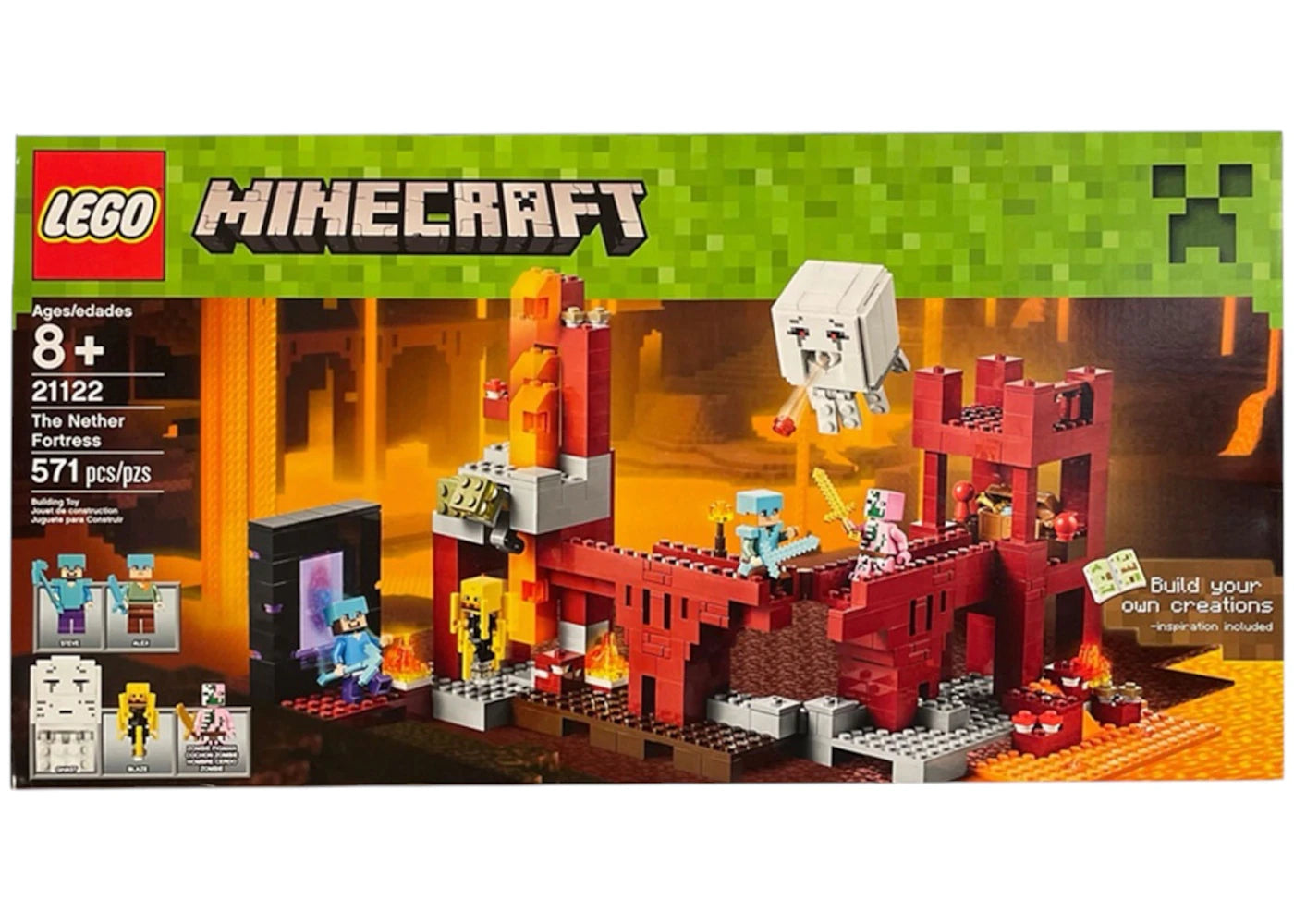 Lego Minecraft The Nether Fortress Set 21122