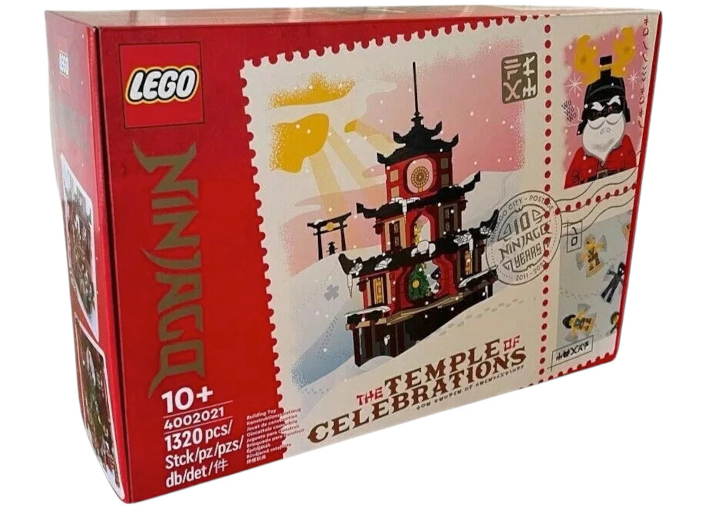 Lego Ninjago The Temple Of Celebrations (2021 Employee Exclusive) Set 4002021 Christmas