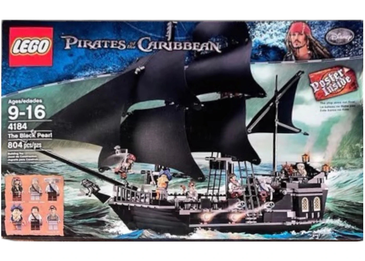 Lego Pirates Of The Caribbean The Black Pearl Set 4184