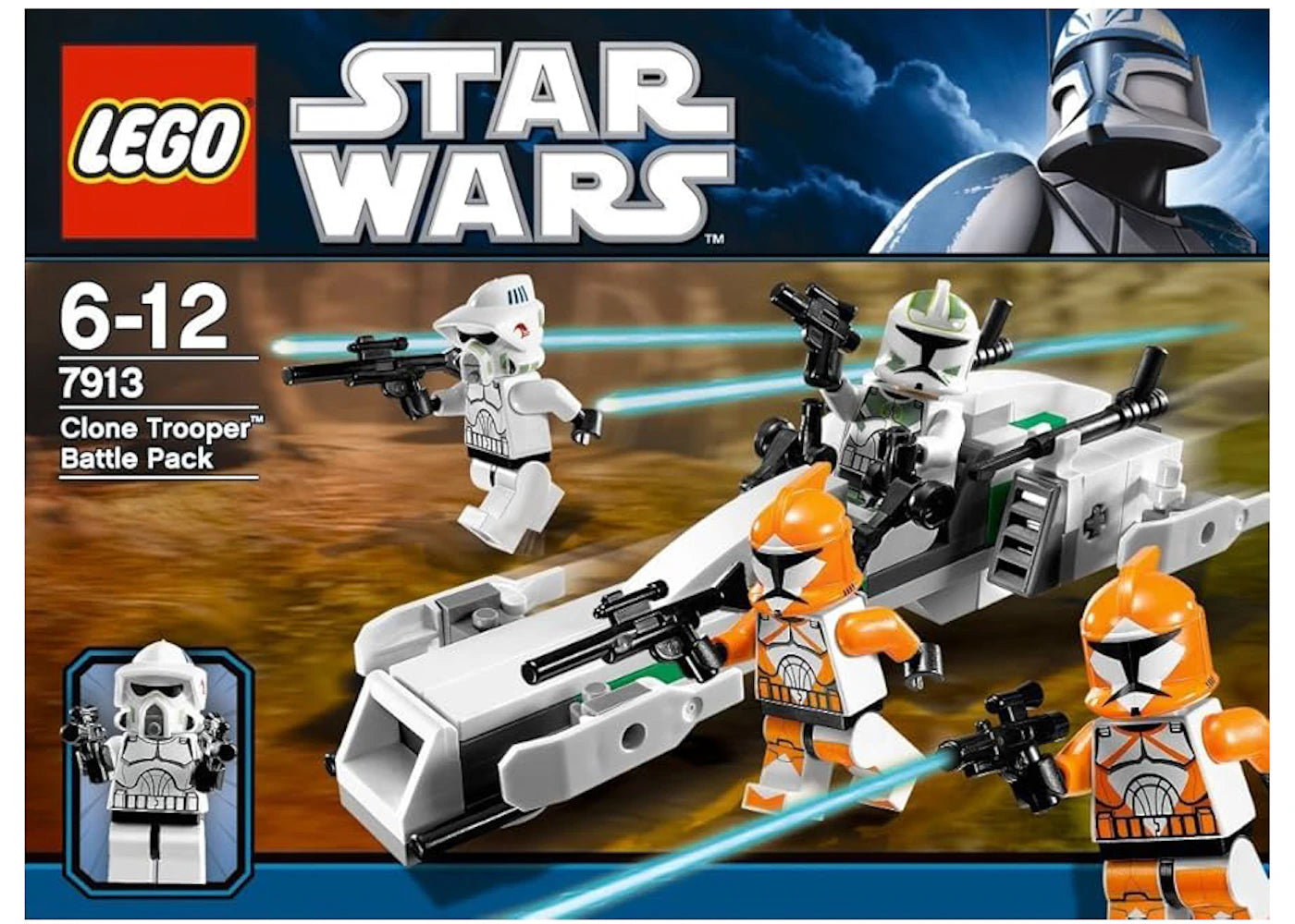 Lego Star Wars Clone Trooper Battle Pack Set 7913
