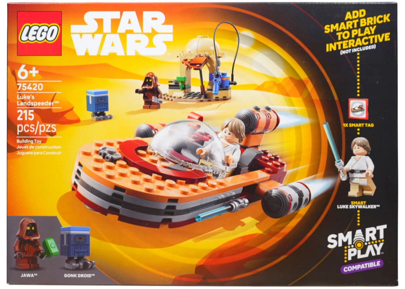 Lego Star Wars Smart Play: Luke'S Landspeeder Set 75420