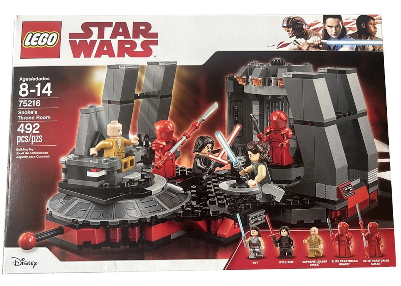 Lego Star Wars Snoke'S Throne Room Set 75216