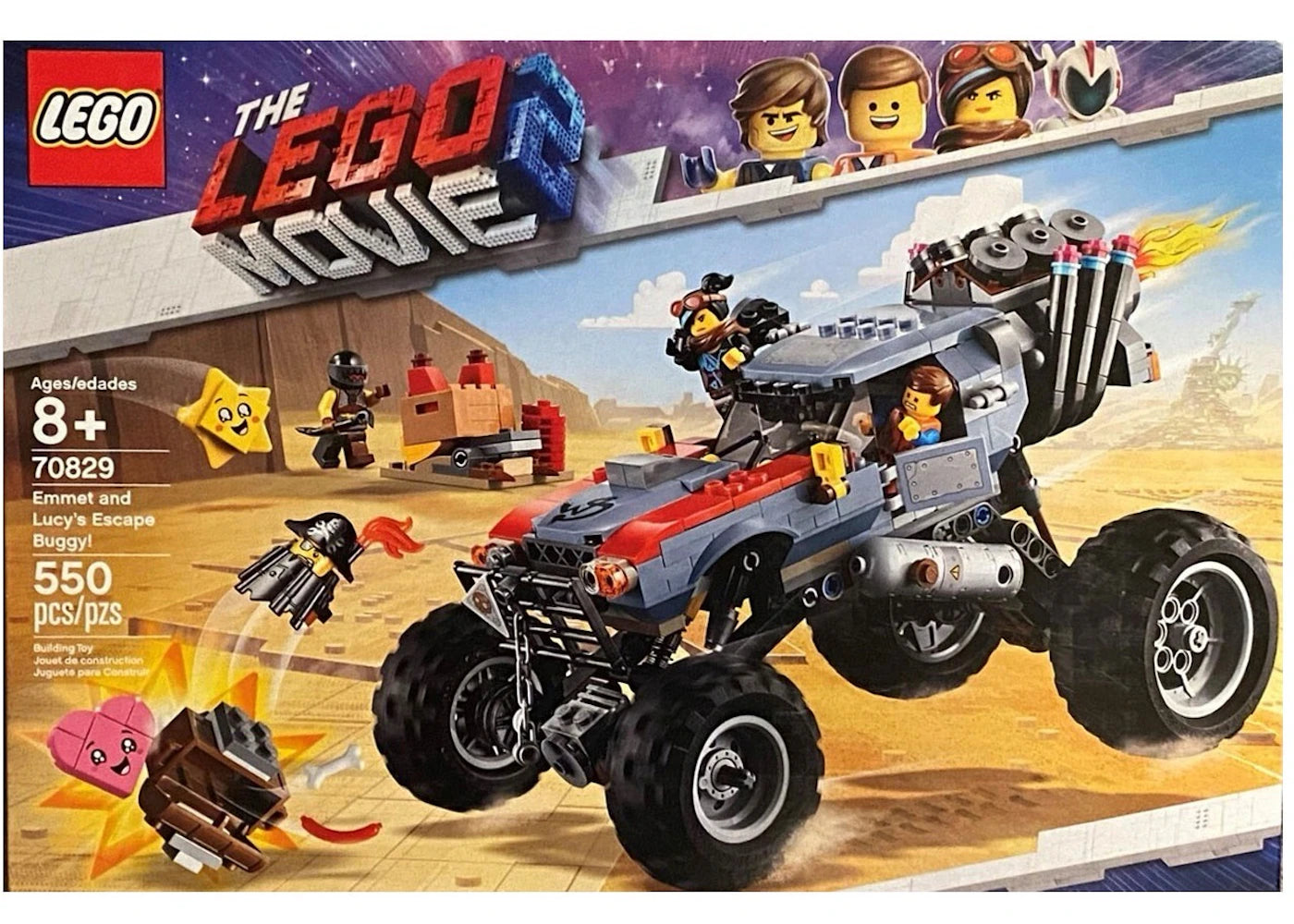Lego The Lego Movie 2 Emmet And Lucy'S Escape Buggy! Set 70829