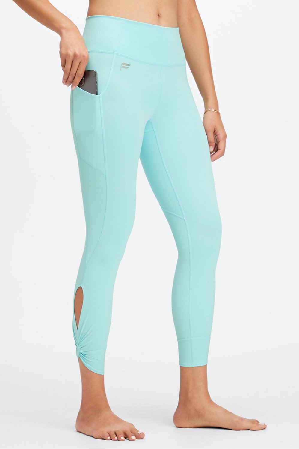 Fabletics Oasis PureLuxe High-Waisted Twist 7/8 Legging