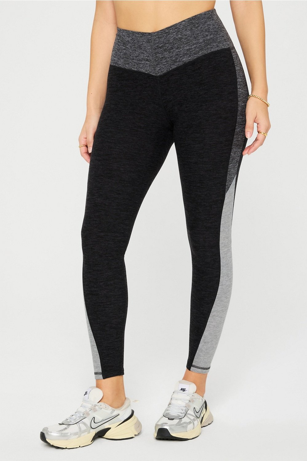 Fabletics HeatherFlex High-Waisted Tonal Legging