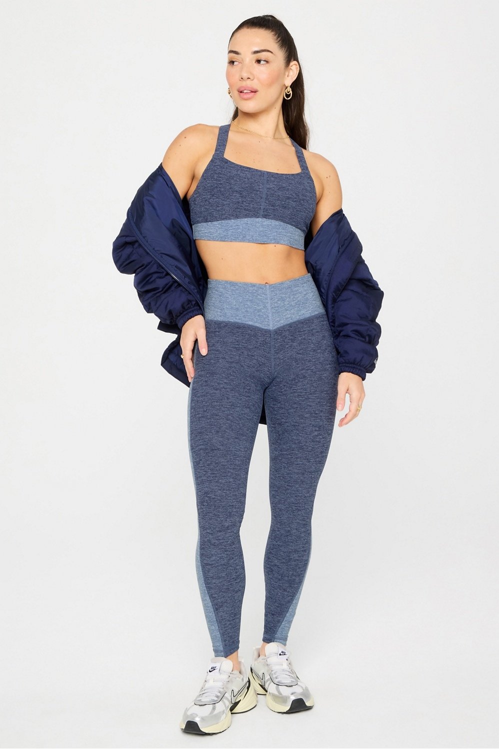 Fabletics HeatherFlex High-Waisted Tonal Legging