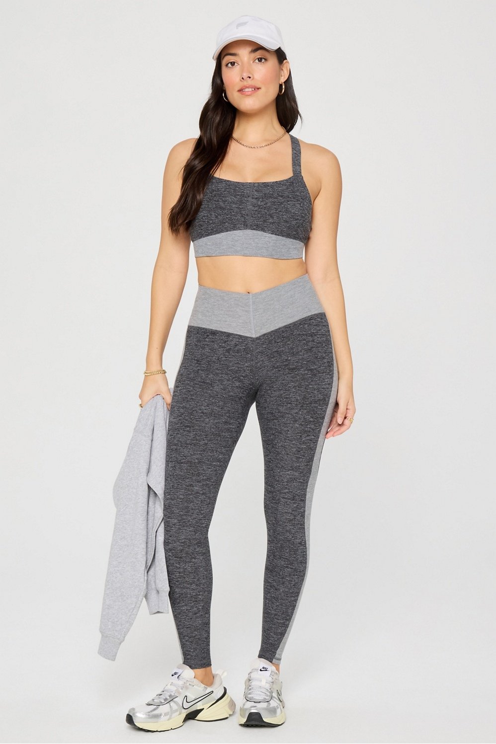 Fabletics HeatherFlex High-Waisted Tonal Legging