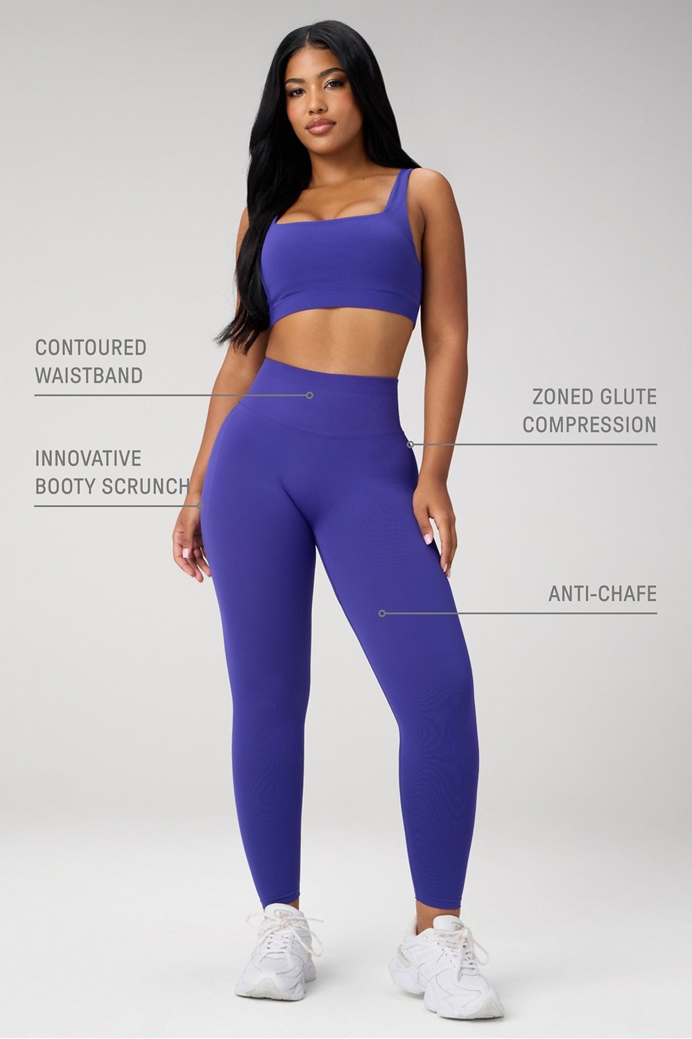 Fabletics Seamless Scrunch High-Waisted Legging