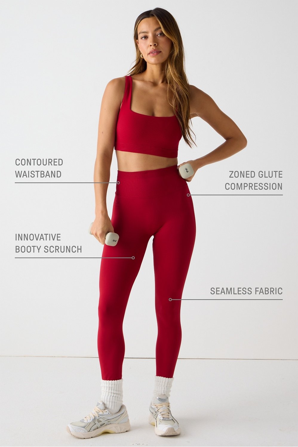 Fabletics Seamless Scrunch High-Waisted Legging