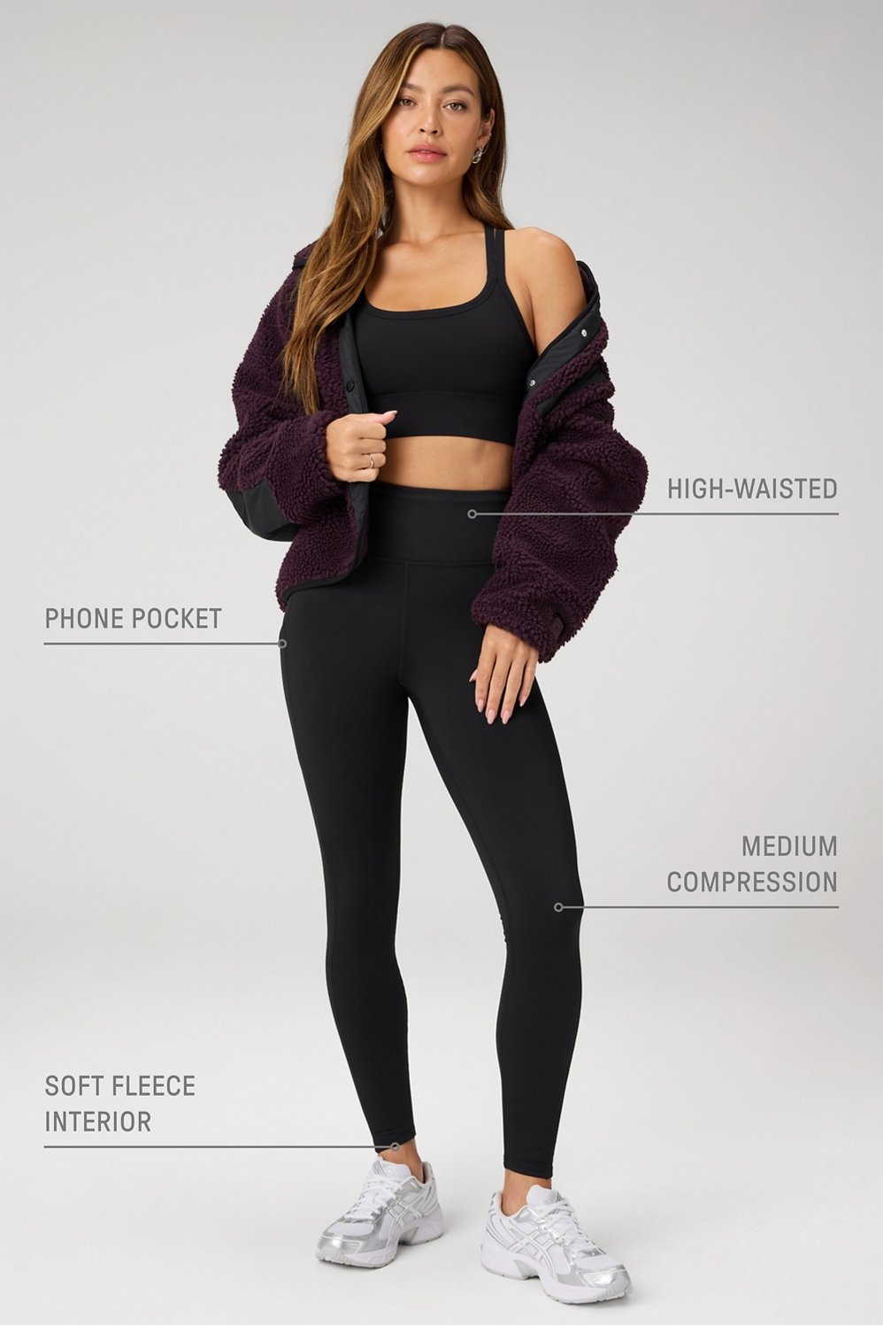 Fabletics Cold Weather High-Waisted Pocket Legging