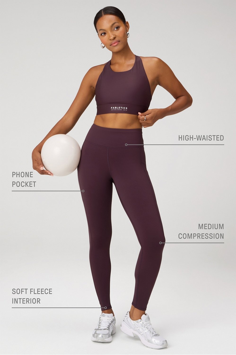 Fabletics Cold Weather High-Waisted Pocket Legging