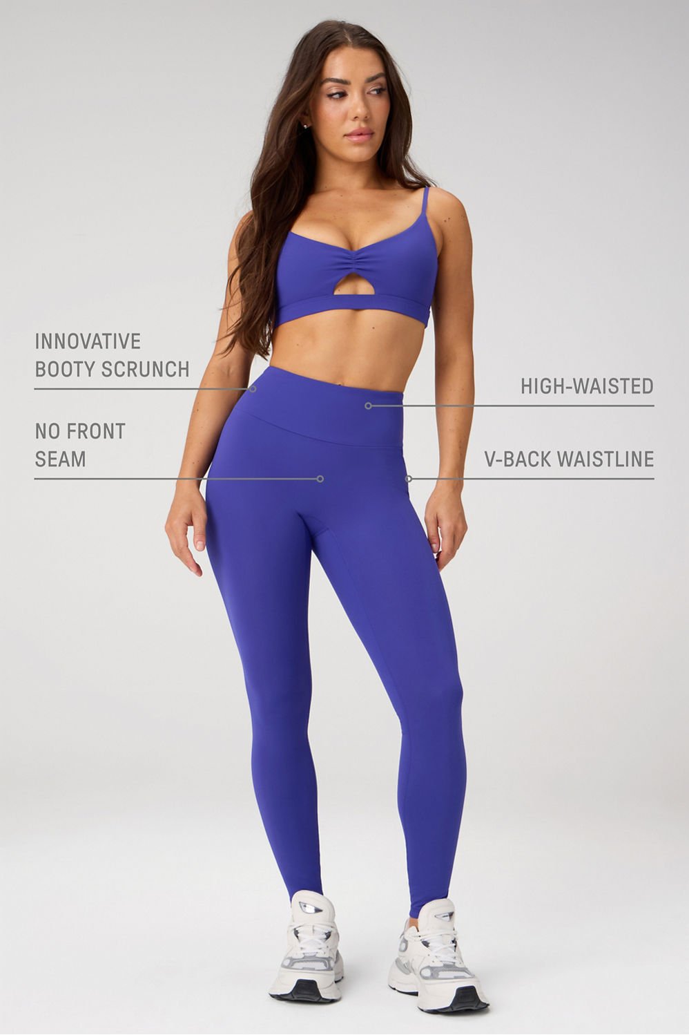 Fabletics Booty Scrunch PureLuxe V-Back Legging