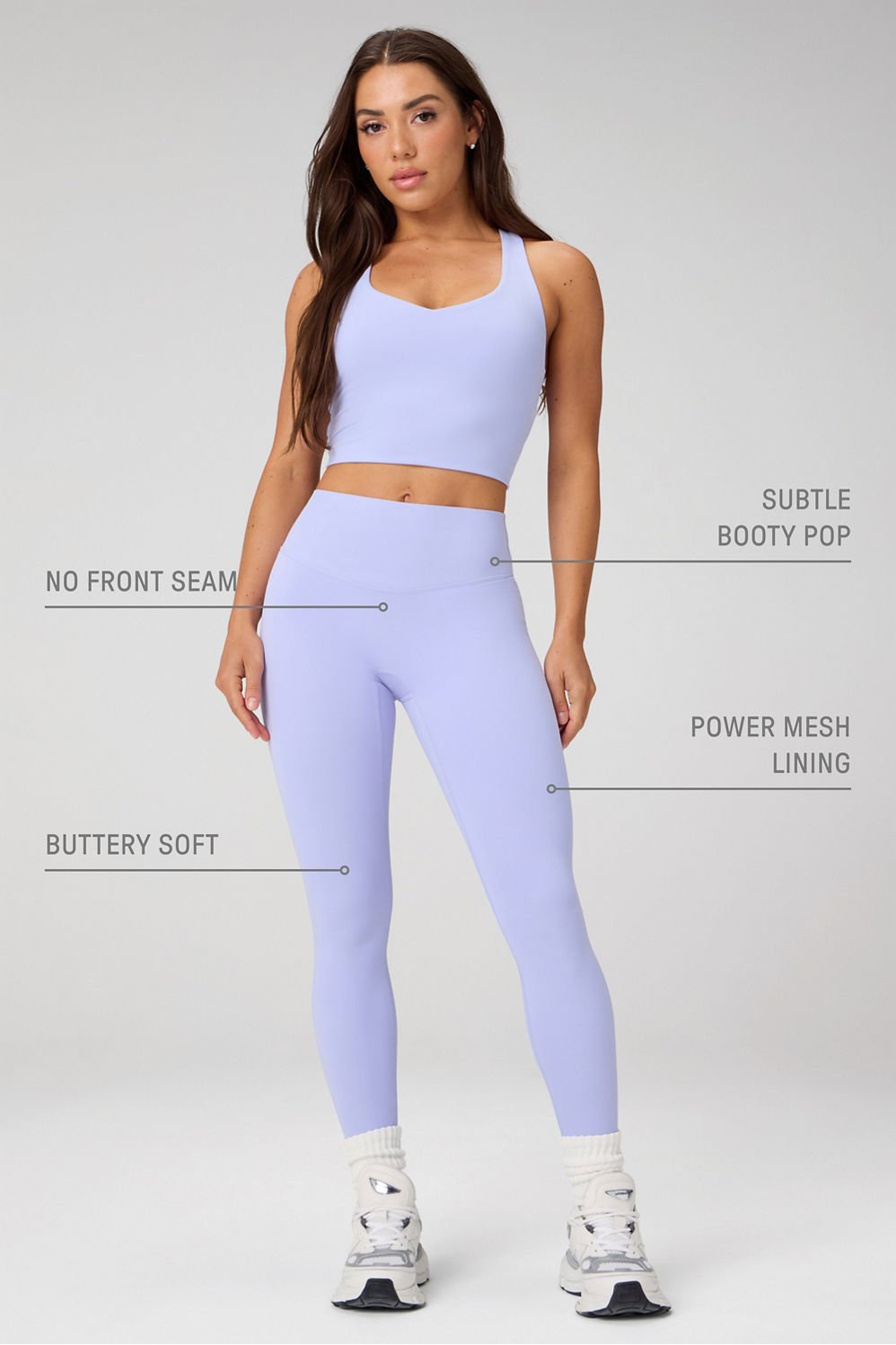 Fabletics The No-Seam PureLuxe TLC Legging 7/8