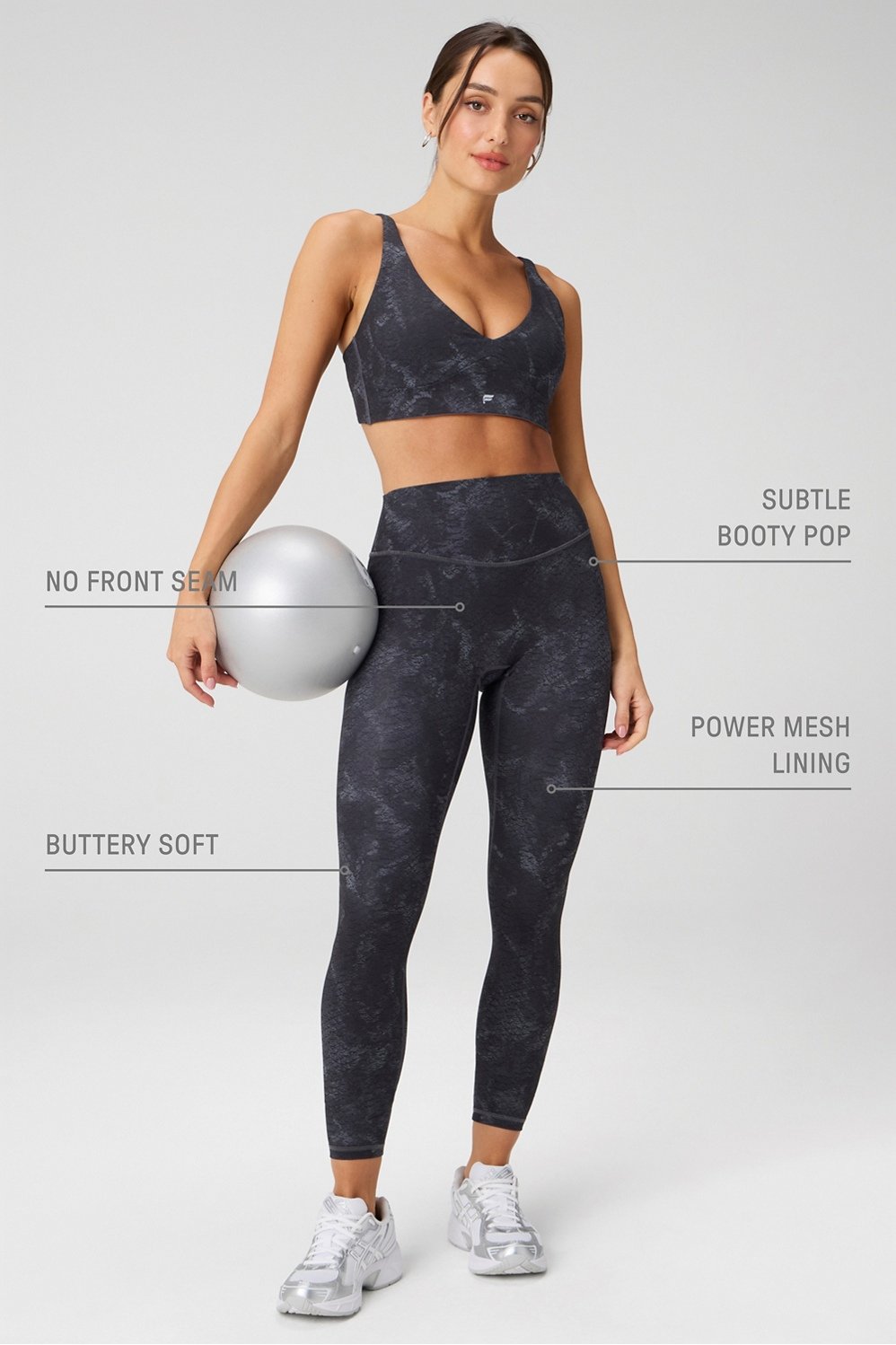 Fabletics The No-Seam PureLuxe TLC Legging 7/8
