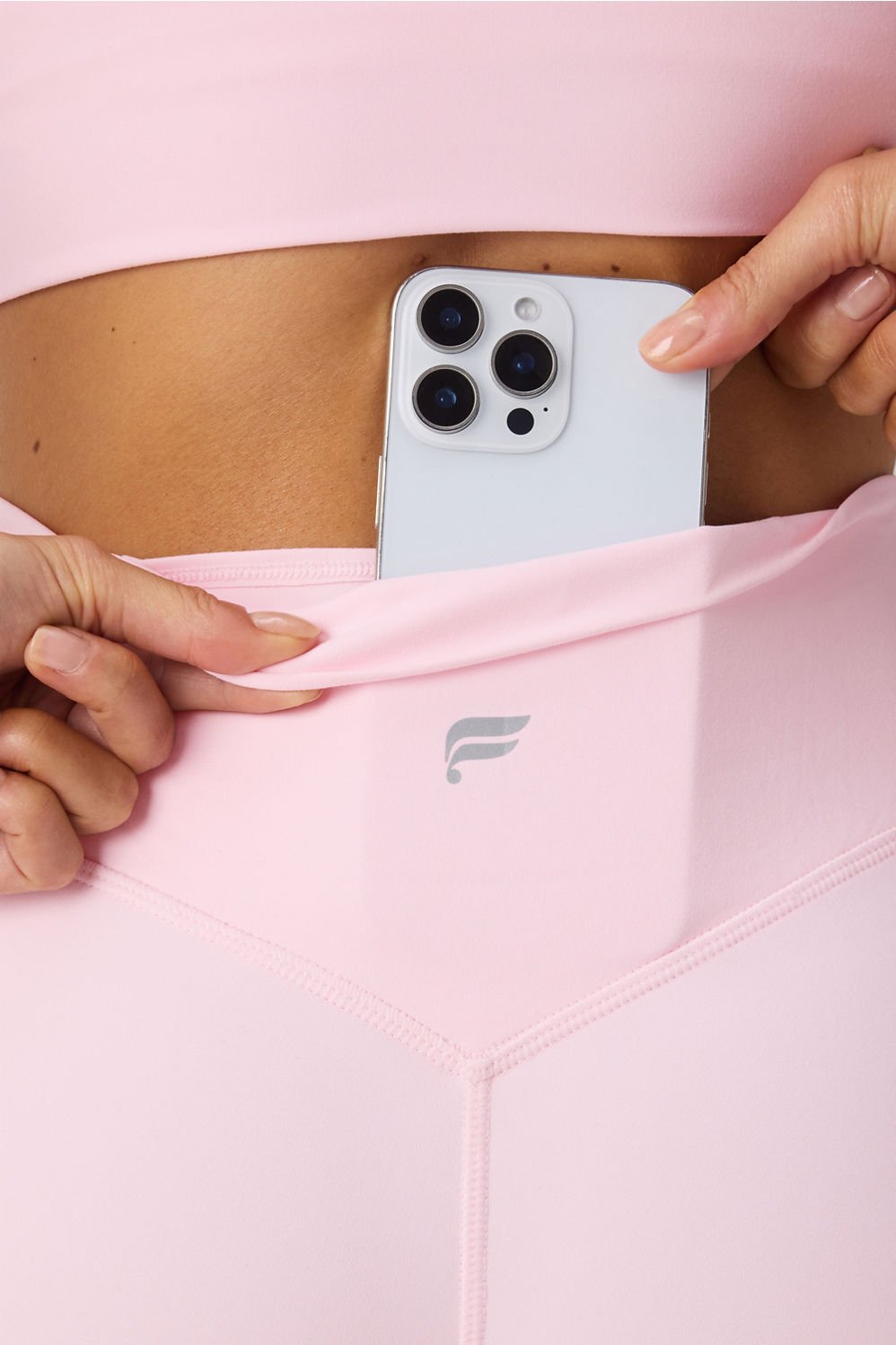 Fabletics The No-Seam PureLuxe TLC High-Waisted Capri 22"