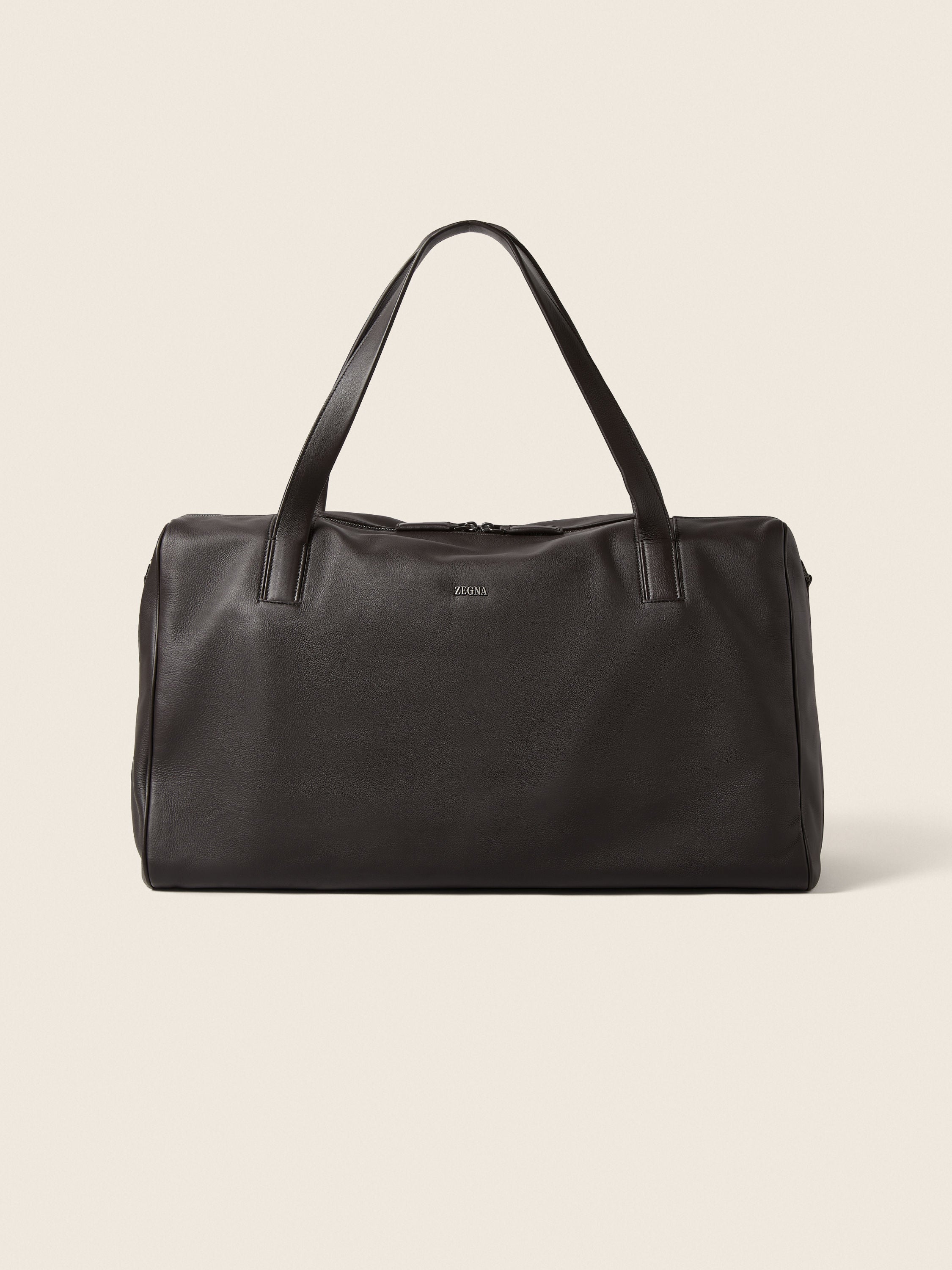 Zegna Dark Brown Secondskin Weekender Bag