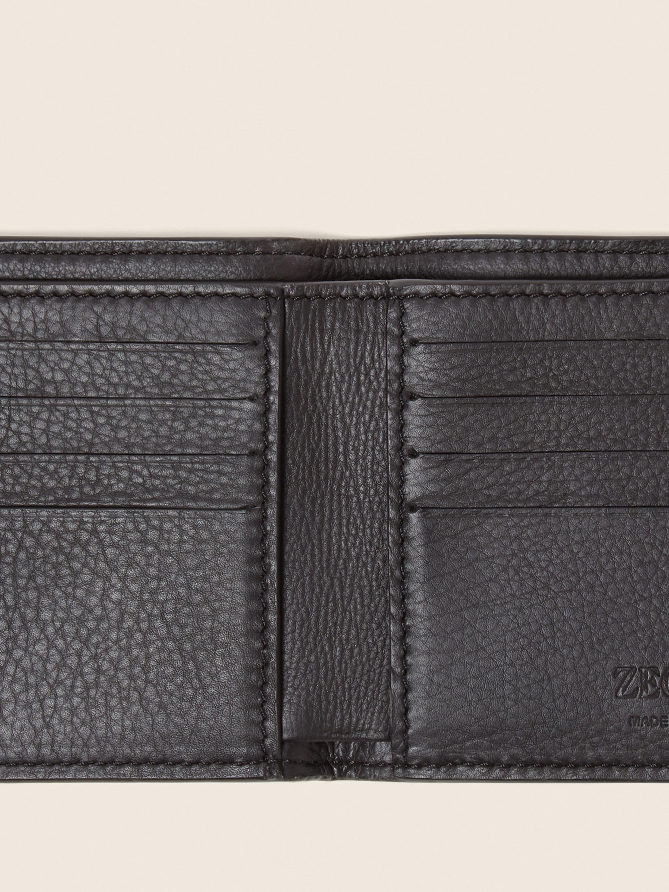 Zegna Dark Brown Secondskin Wallet