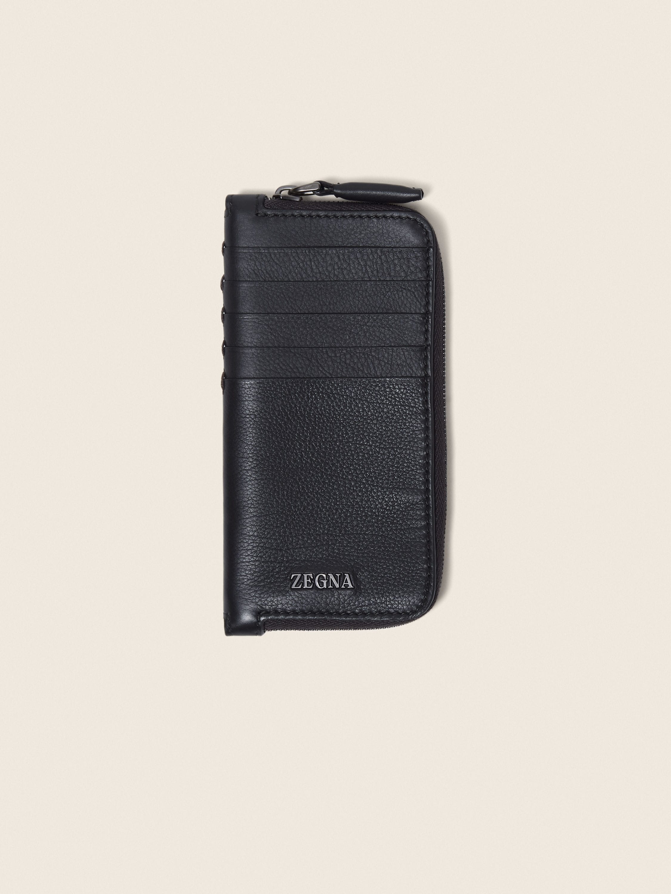 Zegna Dark Blue Secondskin Card Case