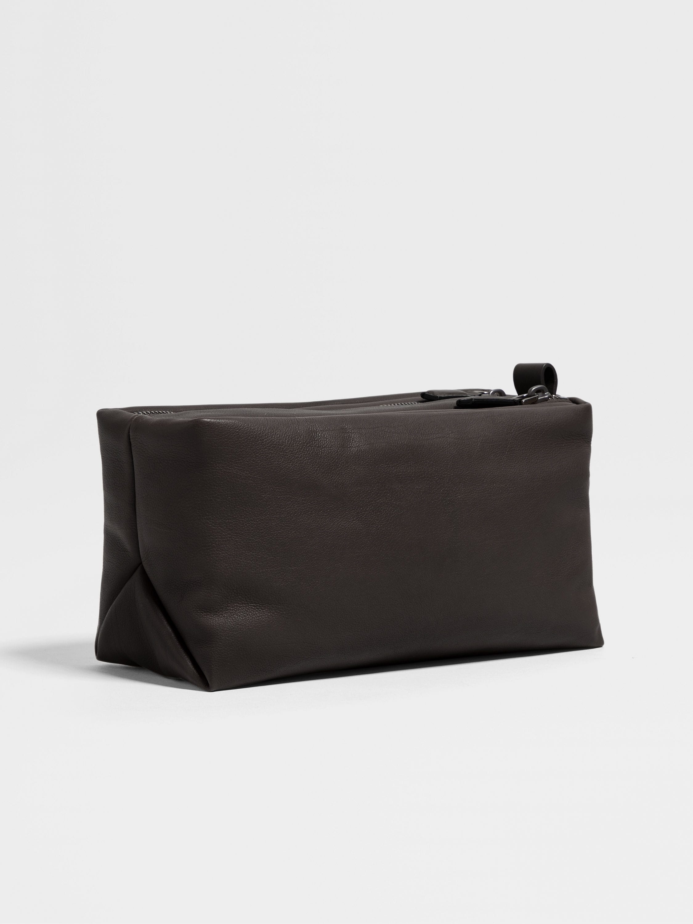 Zegna Dark Brown Secondskin Pouch