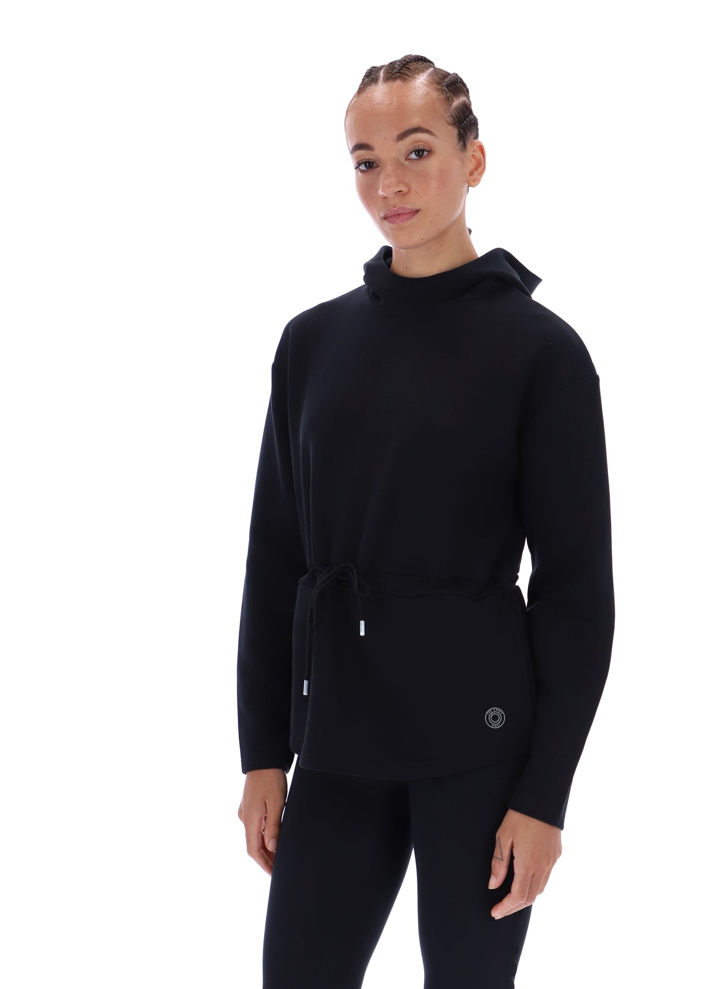 Ted Baker Lily Drawcord Waist Longline Active Hoodie Women's