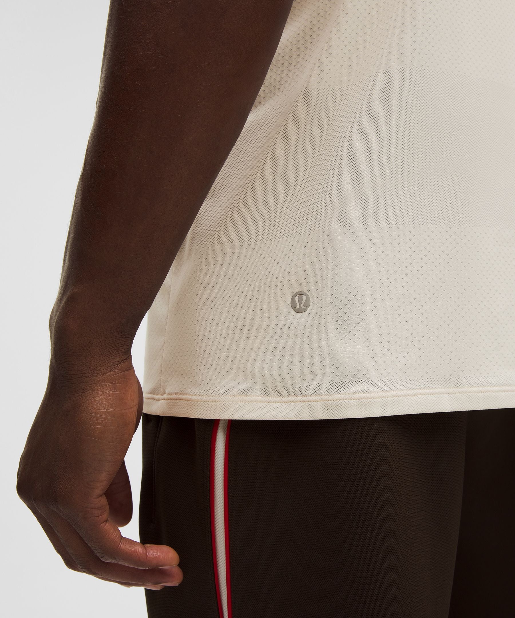 Lululemon Fast and Free Perforated Stripe Tank *Run Crew 1998