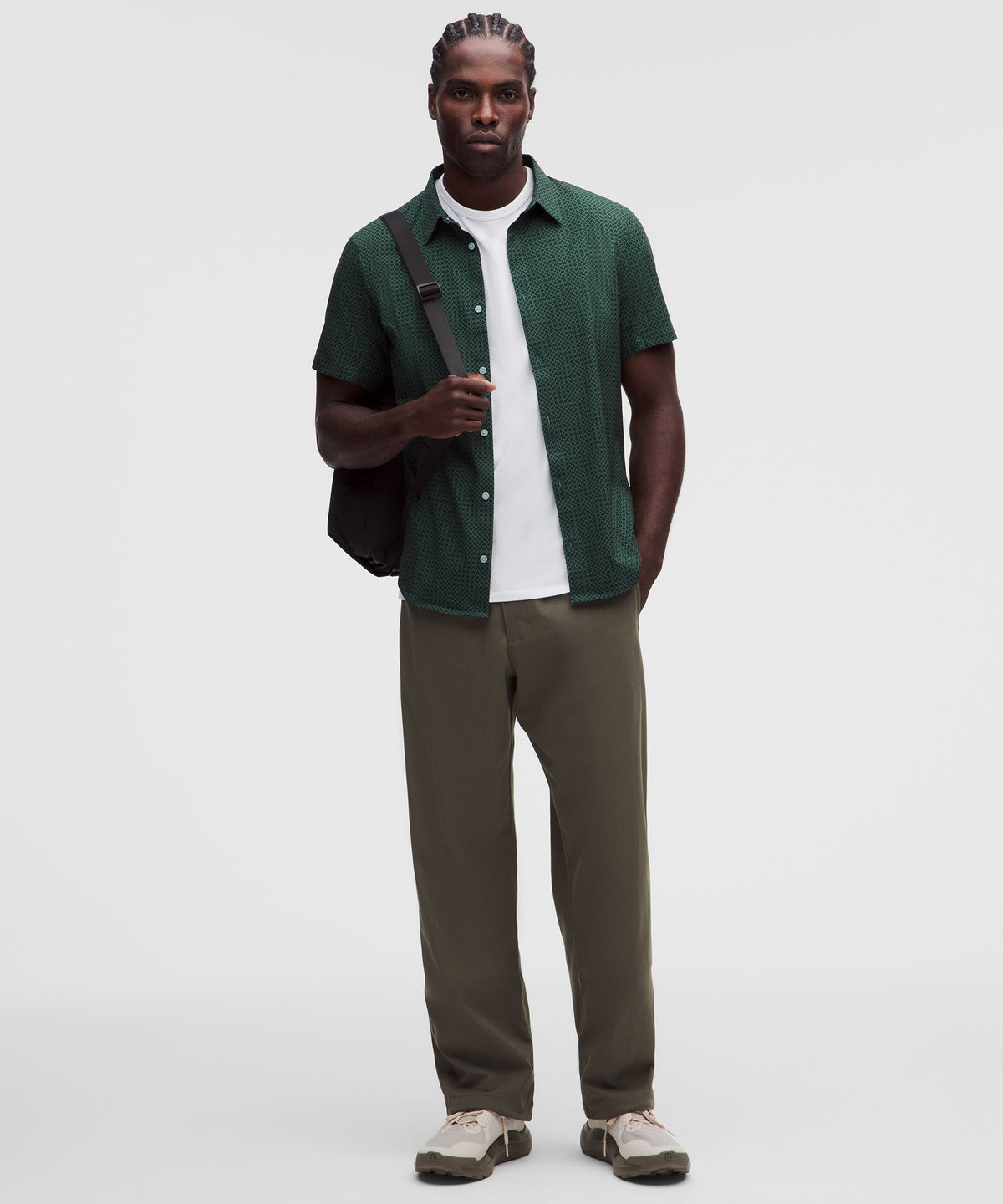 Men's Lululemon Airing Easy Short-Sleeve Shirt, side