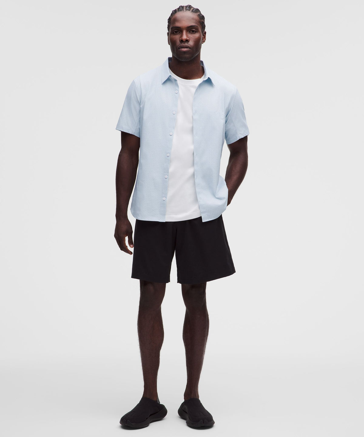 Men's Lululemon Airing Easy Short-Sleeve Shirt, front