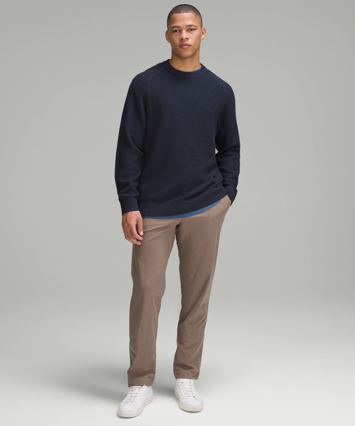 Lululemon Textured Knit Classic-Fit Crewneck Sweater