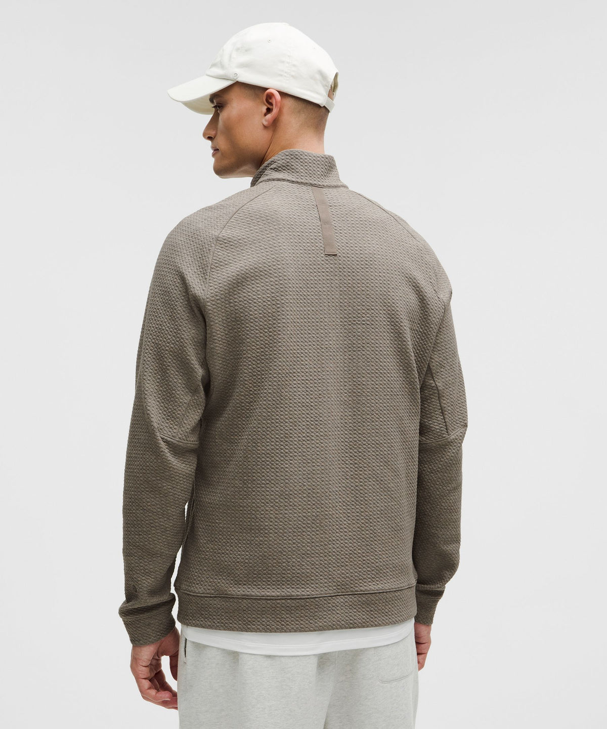 Lululemon Textured Double-Knit Cotton Half Zip