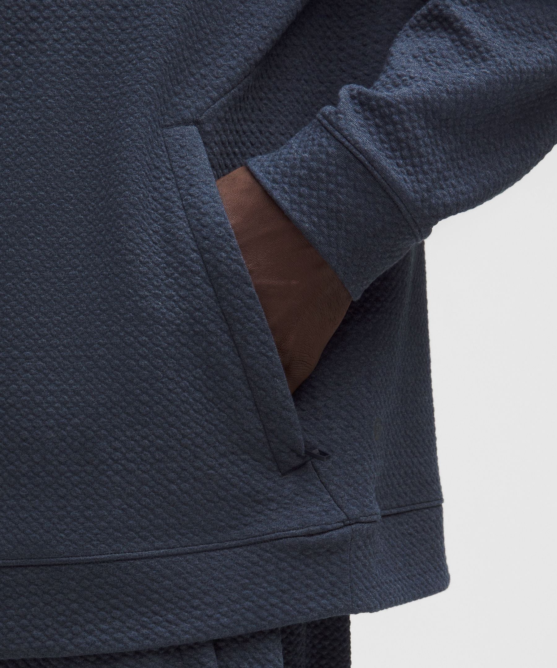 Lululemon Textured Double-Knit Cotton Hoodie