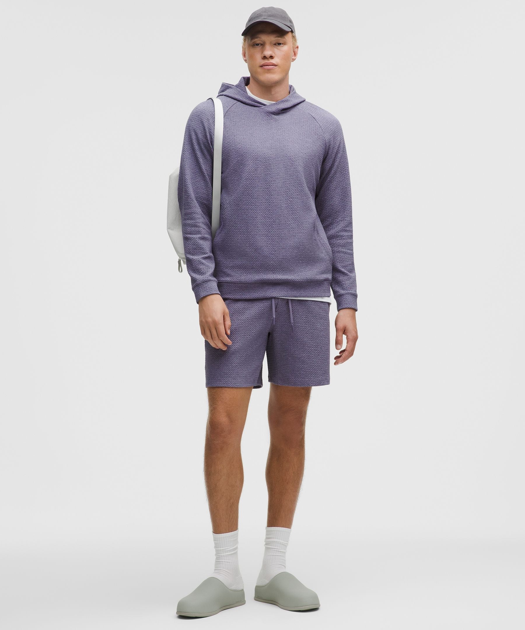 Lululemon Textured Double-Knit Cotton Hoodie