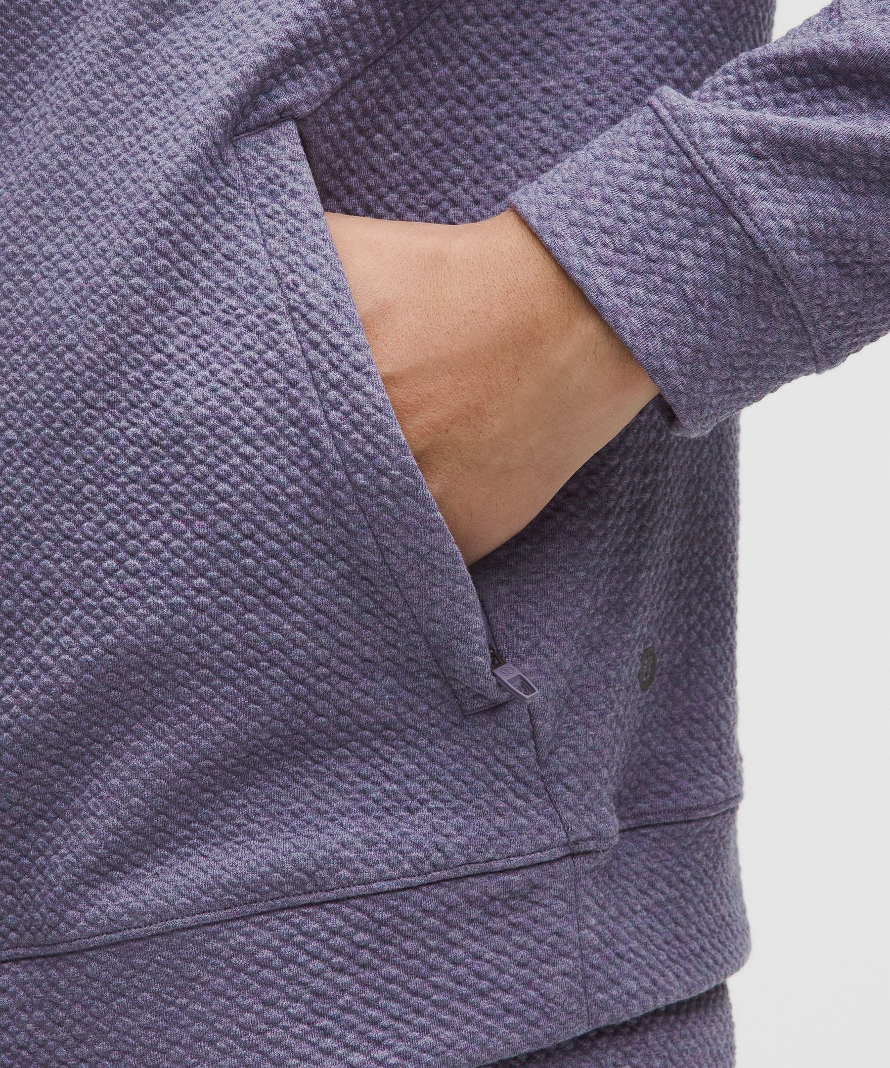 Lululemon Textured Double-Knit Cotton Hoodie