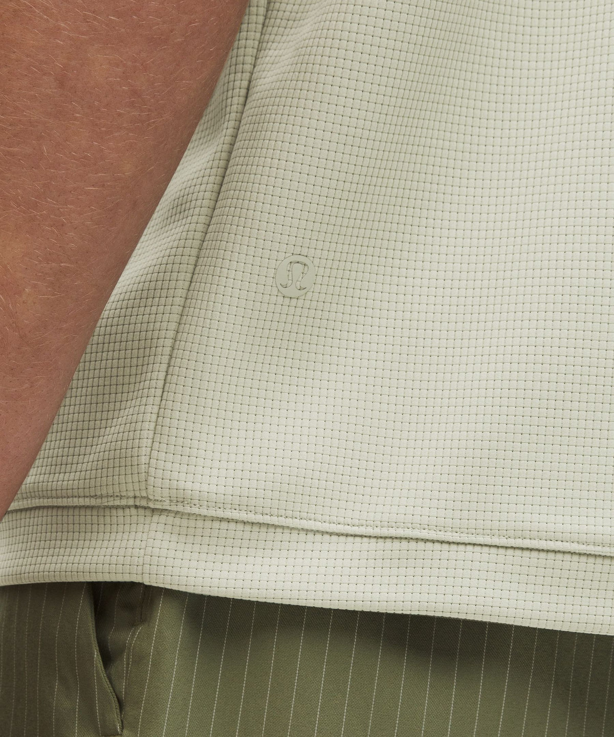 Lululemon Textured Mesh Short-Sleeve Polo Shirt