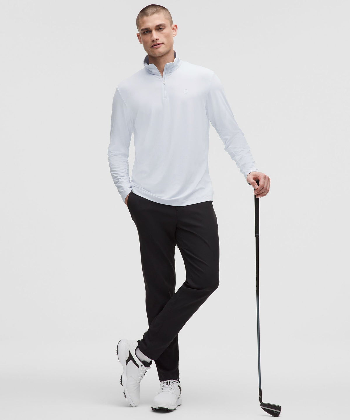 Lululemon Logo Sport Long-Sleeve Half Zip