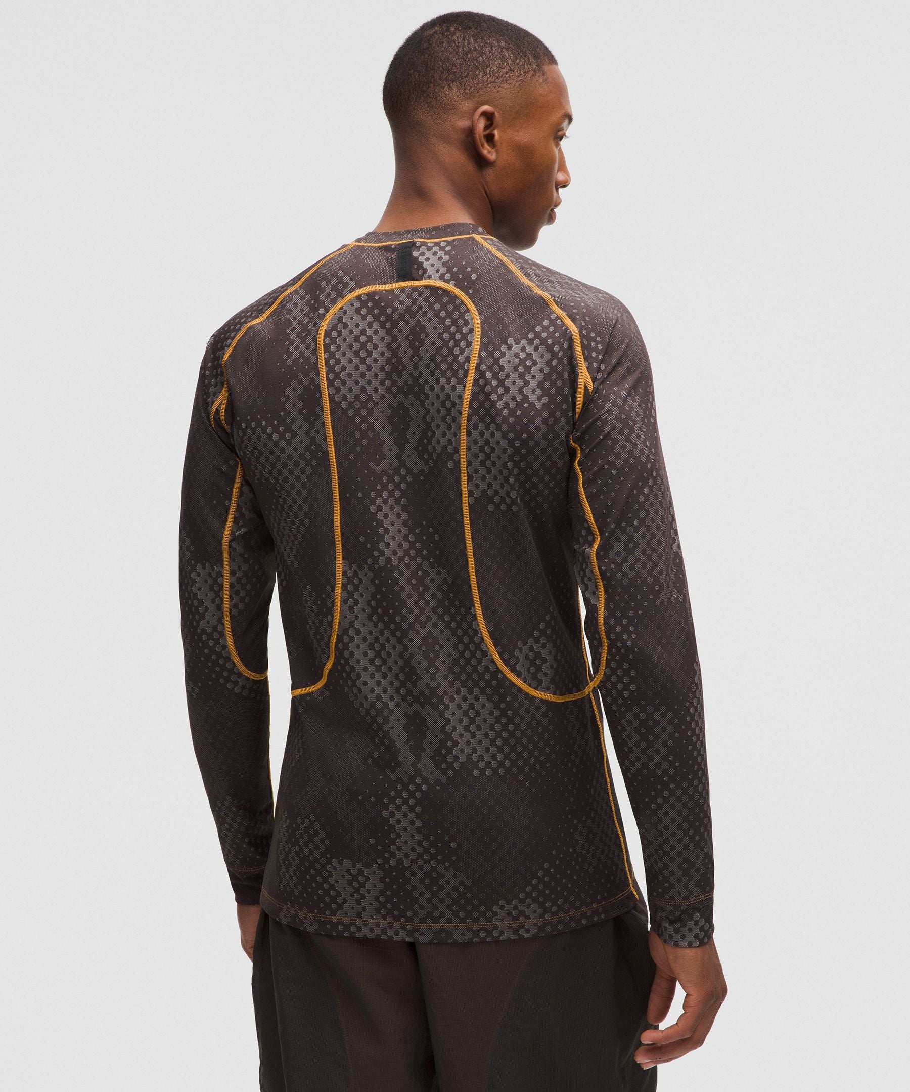 Lululemon Men's Jacquard Tight-Fit Long-Sleeve Shirt *SLNSH Collection