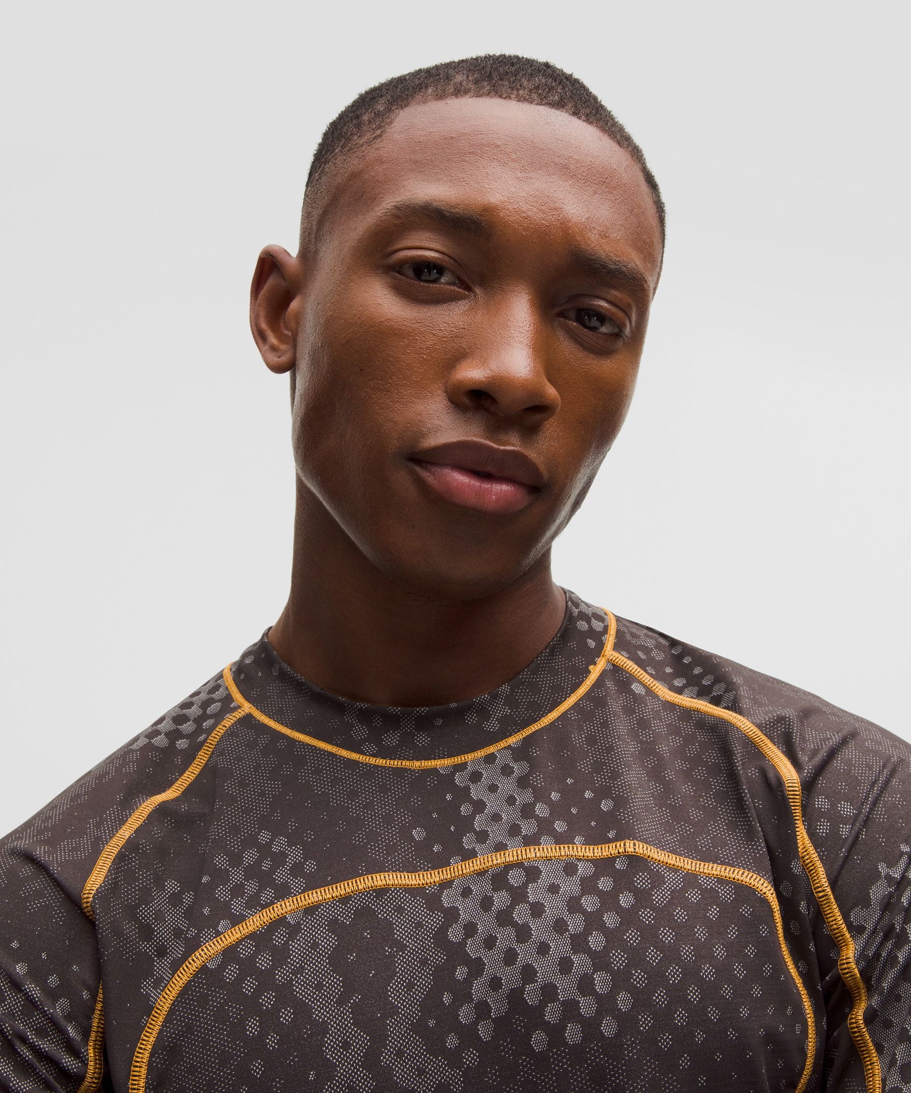 Lululemon Men's Jacquard Tight-Fit Long-Sleeve Shirt *SLNSH Collection