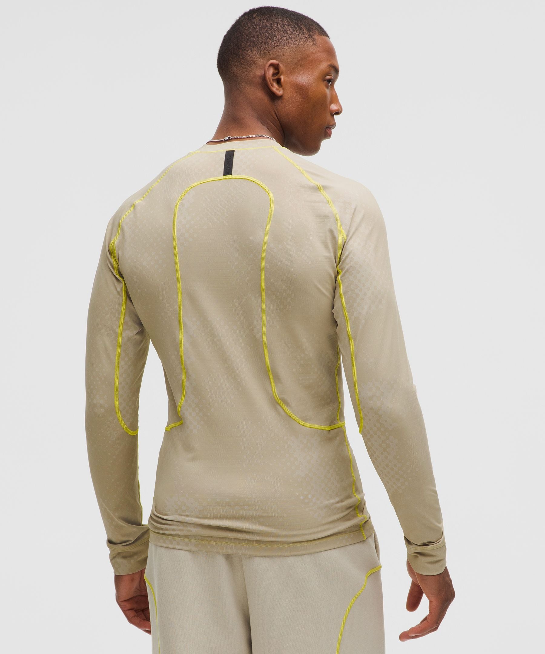Lululemon Men's Jacquard Tight-Fit Long-Sleeve Shirt *SLNSH Collection